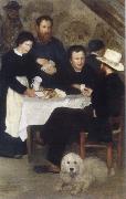 Edouard Manet the beer waiter oil painting artist
